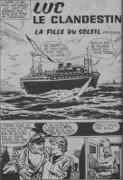 Scan Episode Luc Le Clandestin pour illustration du travail du Scénariste Pier Carpi